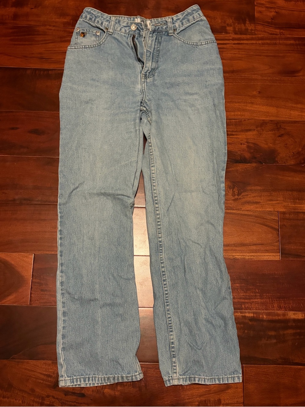 Classic Light Blue Women's Straight-Leg Jeans